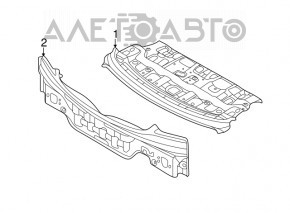 Задняя панель Hyundai Elantra UD 11-16