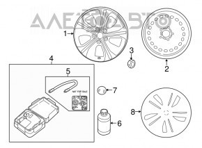 Диск колесный железный R16 5x114.3 Nissan Leaf 11-17 под прокат