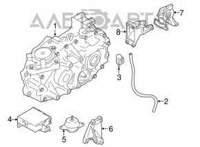 Reductorul frontal Nissan Leaf 13-17 74k