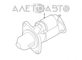 Стартер Subaru Forester 14-18 SJ 2.5