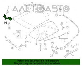 Capota dreapta Subaru XV Crosstrek 13-17 noua, neoriginala.