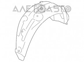 Bara de protecție spate stânga pentru Subaru XV Crosstrek 13-17, nou, neoriginal.