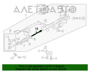 Bară de direcție dreapta Subaru Forester 14-18 SJ nou OEM original