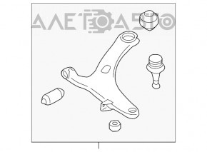 Рычаг нижний передний левый Subaru XV Crosstrek 13-17