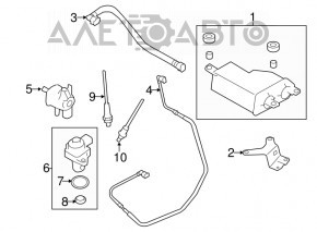 Лямбда-зонд второй Subaru Forester 14-18 SJ 2.5