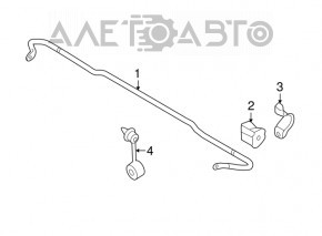 Stabilizator spate pentru Subaru XV Crosstrek 13-17