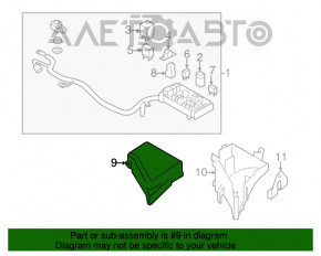 Крышка блока предохранителей подкапотная Subaru XV Crosstrek 14-15