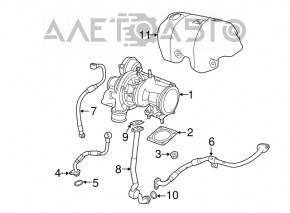 Turbina Fiat 500L 1.4T