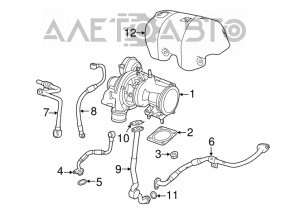 Turbina Fiat 500L 1.4T 140CP