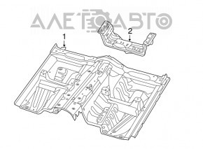 Cutia portbagajului Jeep Grand Cherokee WK2 11-21 albastră