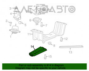 Suport cutie de viteze automată stânga Jeep Grand Cherokee WK2 11-21 3.6