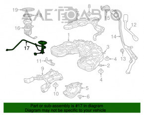 Senzorul de nivel al combustibilului pentru Jeep Grand Cherokee WK2 11-21 3.6