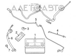 Clemă de plus pentru Jeep Grand Cherokee WK2 14-15 3.6