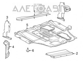 Protecția motorului Chrysler 200 15-17 2.4