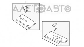 Capota dreapta Mitsubishi Eclipse Cross 18- fara iluminare, fara carlig, gri