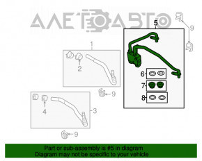 Supapa de racire a transmisiei automate pentru Ford Explorer 11-15 fara tevi.