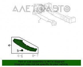 Protecție pentru bara de protecție față Lexus RX350 RX450h 16-22 EUR nou original OEM