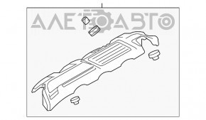 Накладка двигателя левая Porsche Panamera 10-16 4.8