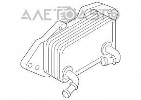 Radiatorul motorului Porsche Cayenne 958 11-17 4.8 Turbo