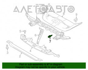 Датчик температуры окружающего воздуха Porsche Cayenne 958 11-14 OEM