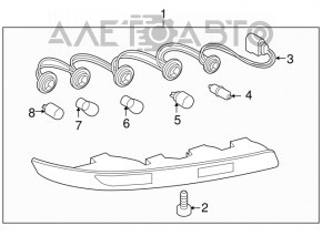 Lampa spate dreapta pentru bara de protectie Audi Q5 8R 09-17