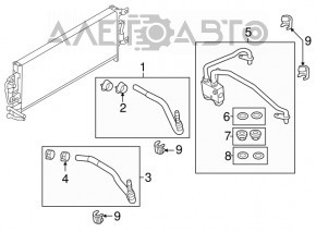 Supapa de racire a transmisiei automate pentru Ford Explorer 11-15 fara tevi.