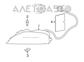 Semnalizator dreapta Infiniti Q50 16-18