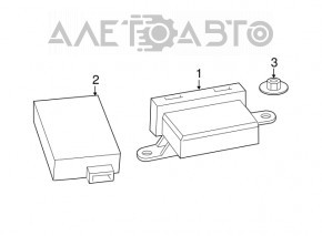 Modul de asistență la parcare Jeep Cherokee KL 14-