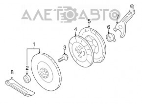 Setul de ambreiaj pentru cutia de viteze manuală Subaru Forester 14-18 SJ 134k.