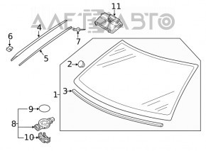 Parbriz VW Jetta 19- ciobituri