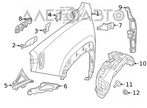 Aripa dreapta fata Jeep Renegade 15-