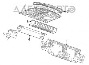 Задняя панель Cadillac CTS 14-