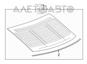 Geam spate Cadillac CTS 14- tonifiere