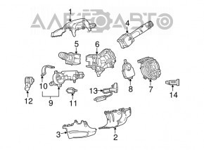 Шлейф руля Chevrolet Equinox 10-17