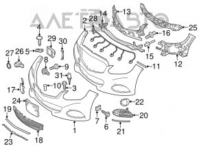 Modul radar Mercedes CLA 14-19