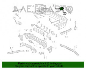 Парктроник передний Mercedes X164 GL W164 ML W251 R без кольца