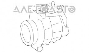 Compresorul de aer condiționat Mercedes W164 ML X164 GL W251 R M272 M273