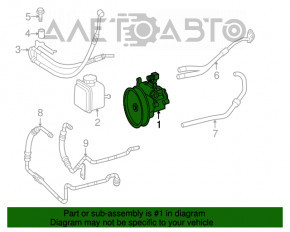 Pompa de direcție asistată hidraulic pentru Mercedes W164 ML X164 GL W251 R 4matic