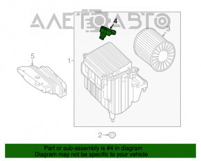 Senzorul de presiune a supraalimentării pentru Infiniti QX30 17-