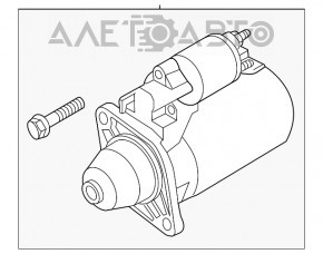 Pornire Porsche Cayenne 958 11-17 3.6 pentru piese de schimb