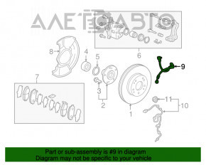 Furtun frână față stânga Honda HR-V 16-22