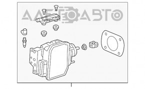 Amplificator de frână pentru Honda Insight 19-22