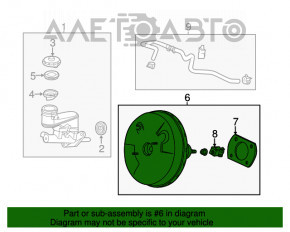 Вакуумный усилитель Acura MDX 14-16