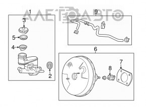 Вакуумный усилитель Acura MDX 14-16