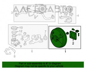 Вакуумный усилитель Honda CRZ 11-16