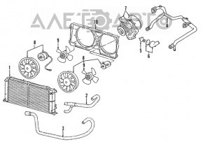 Pompa de răcire VW Passat b8 16-19 SUA 3.6