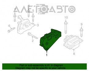 Suport motor dreapta VW Passat b8 16-19 SUA 3.6