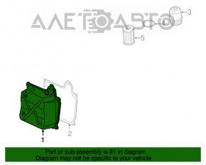 Baie de ulei transmisie automata Audi A3 8V 15-20 nou original OEM