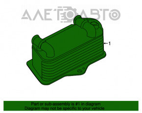 Radiator de ulei pentru cutia de viteze automată Audi A3 8V 15-20