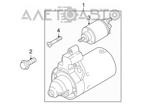 Starterul VW Tiguan 09-17 face zgomot